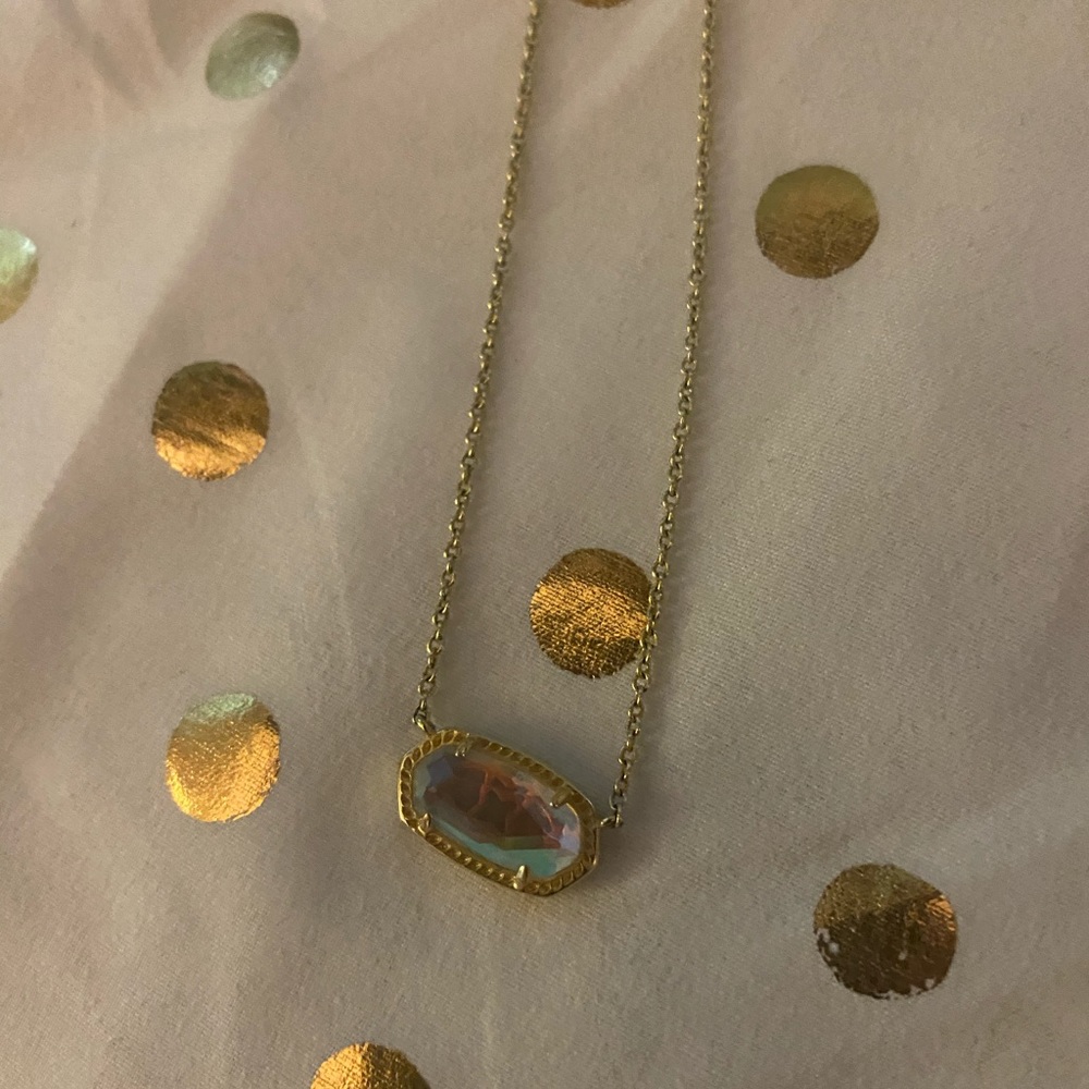 Kendra Scott Elisa iridescent necklace